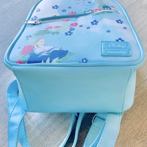 Loungefly Alice in Wonderland Mini Backpack - Picture 4 of 7